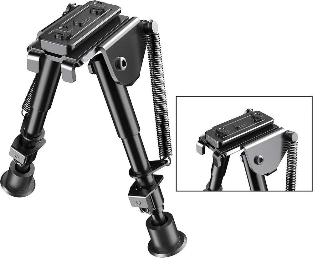 6-9 Inch Adjustable Bipod for M-Rail - Shockproof & Easy Install