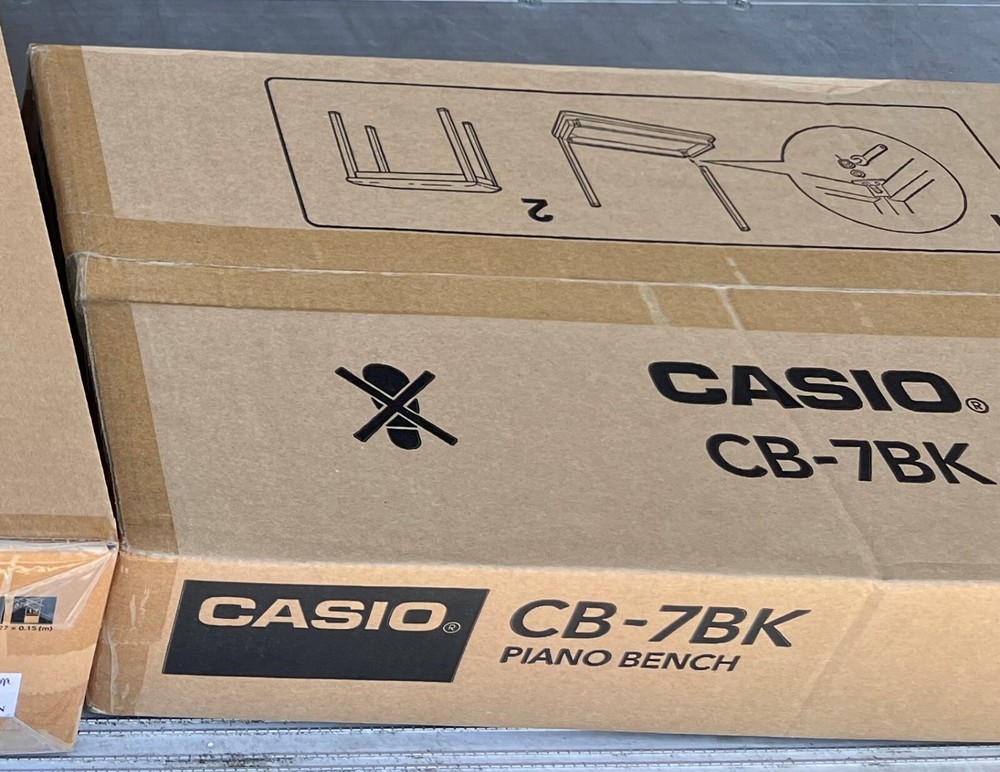 new Casio CB-7K Metal Bench Black