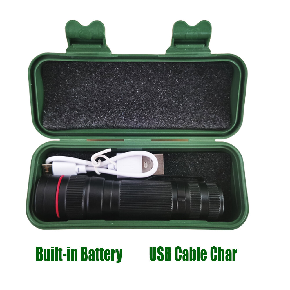 2Pack 90000LM Tactical LED Flashlight Mini Small Torch Super Bright Pocket Light