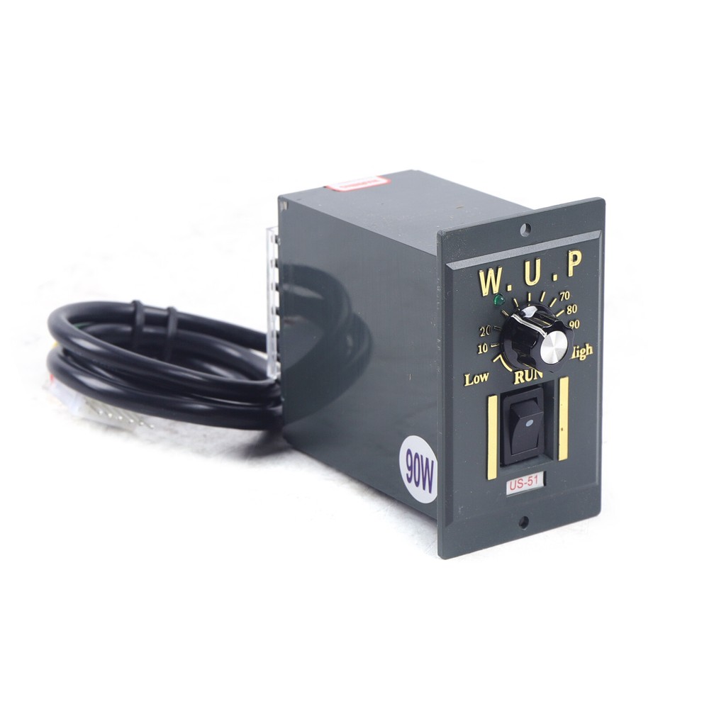 90W 110V AC Gear Motor Electric Variable Speed Controller Torque Single-Phase 5K