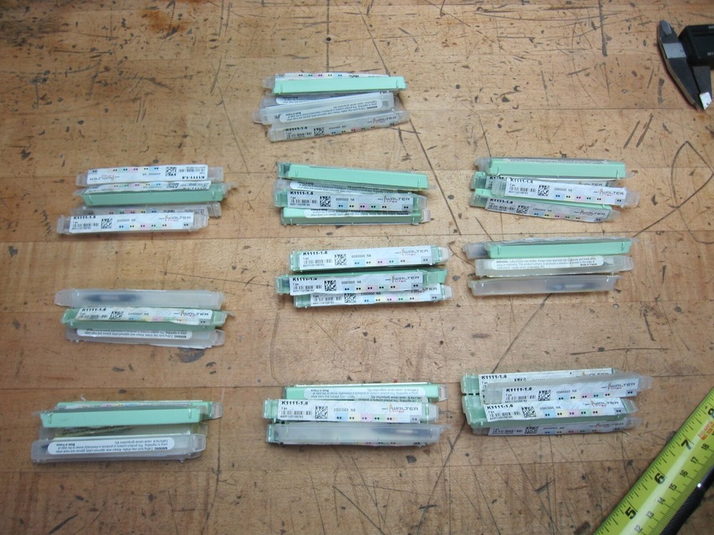 5 Walter .063" x .1575" 60 deg. combined drill countersinks Between size #1 & #2