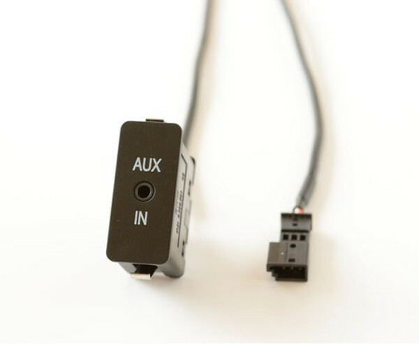 Aux in adaptor socket with cable for BMW E46 E39 E53 Navigation big screen