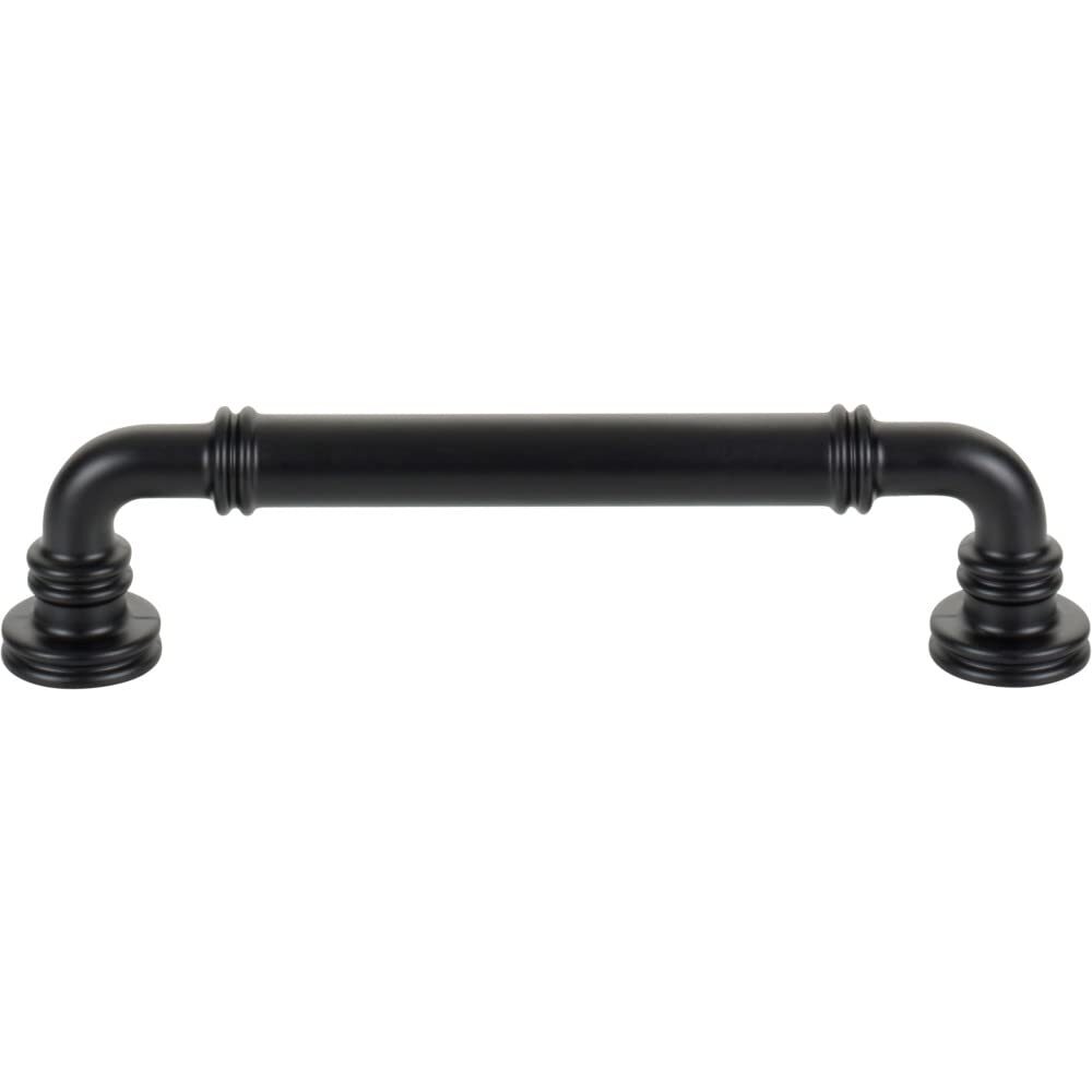 Top Knobs TK3142BLK Cranford Pull 5 1/16" (c-c) Flat Black
