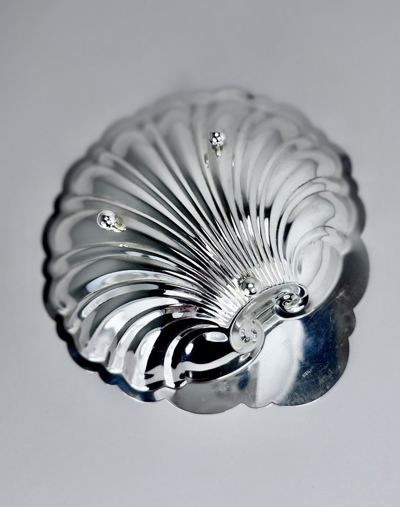Substantial Sterling Silver Shell Dish 7" Long 170 Grams Beautiful!