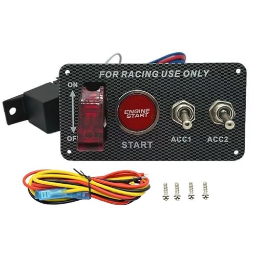 4-in-1 Universal 12V Racing Ignition Switch Panel 4 in 1 Ignition Switch Panel