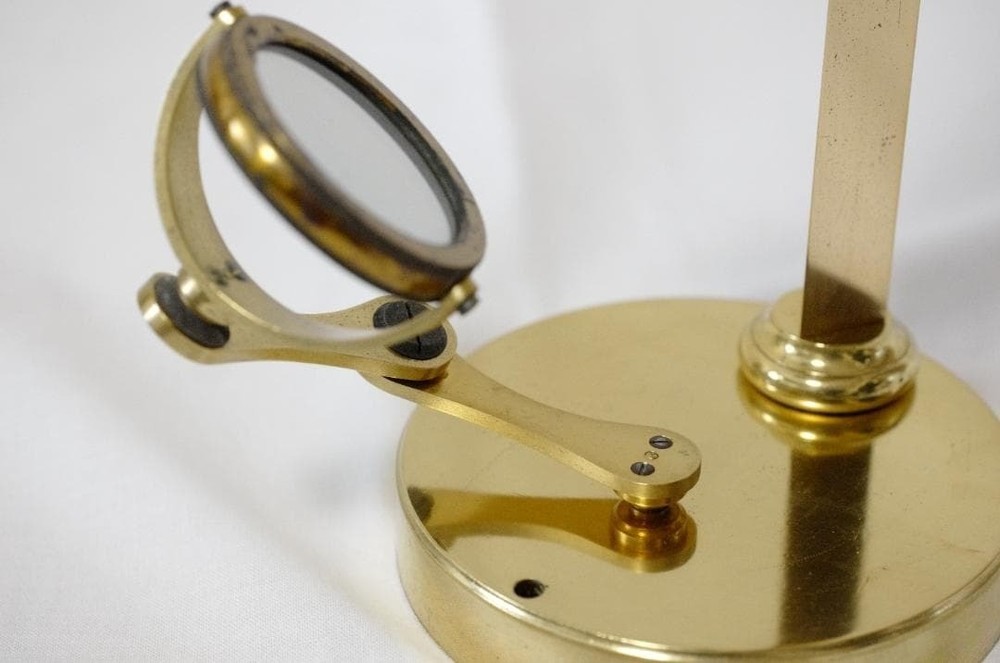 Antique Microscope No. 12: Simon Plössl's "Achromatic" Microscope Height 34 cm