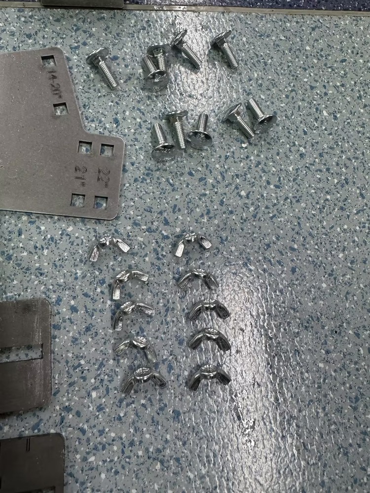 Wheel Fitment Testing Tool Silver 14"-20" 5-Lug Pattern New