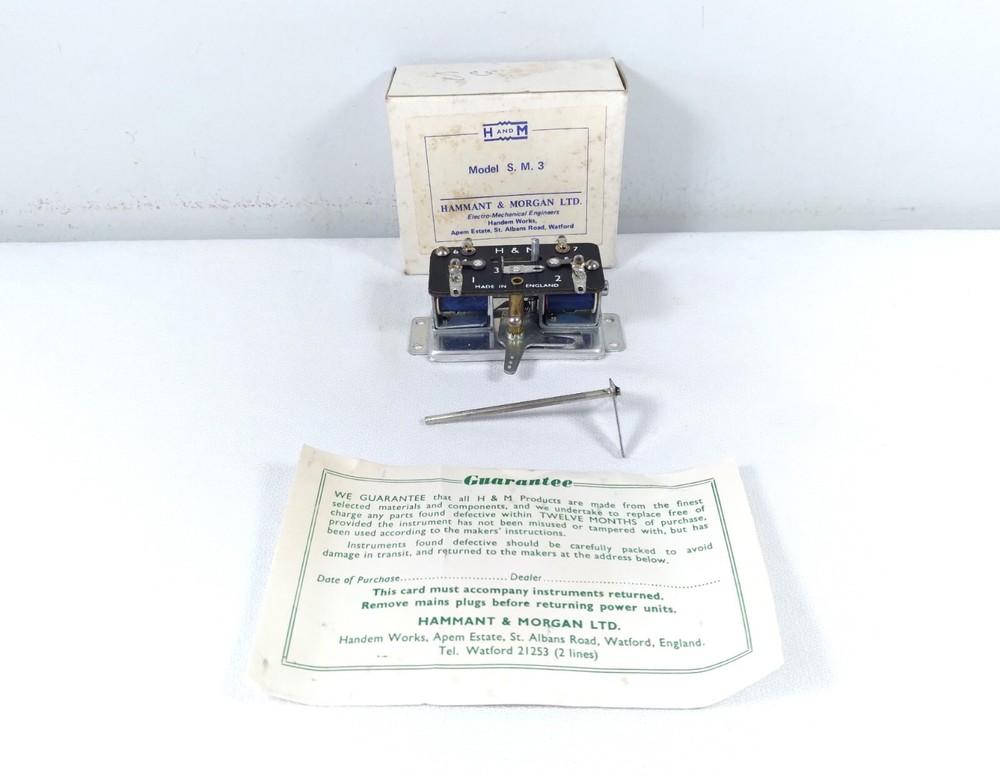 Hammant & Morgan Model SM3 Solenoid Motor