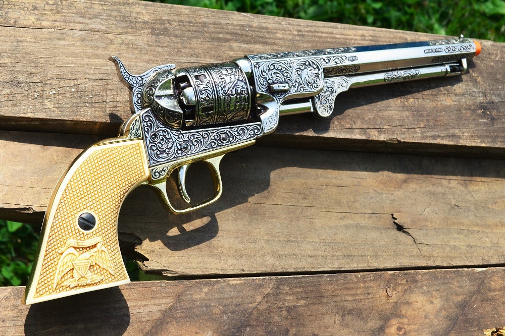 Colt M1851 Navy Revolver Pistol - Civil War - 1851 - Wild West - Denix Replica