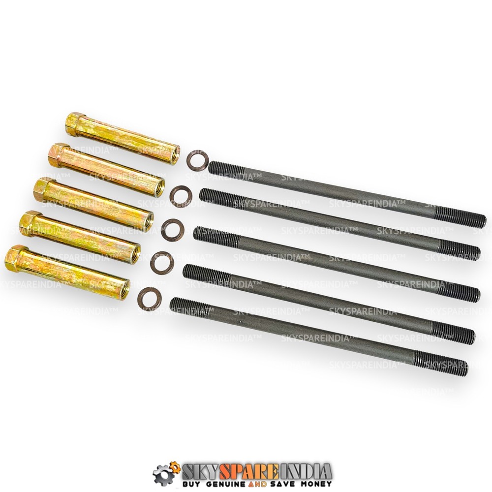 Cylinder Head Studs Kit Compatible With Royal Enfield Bullet