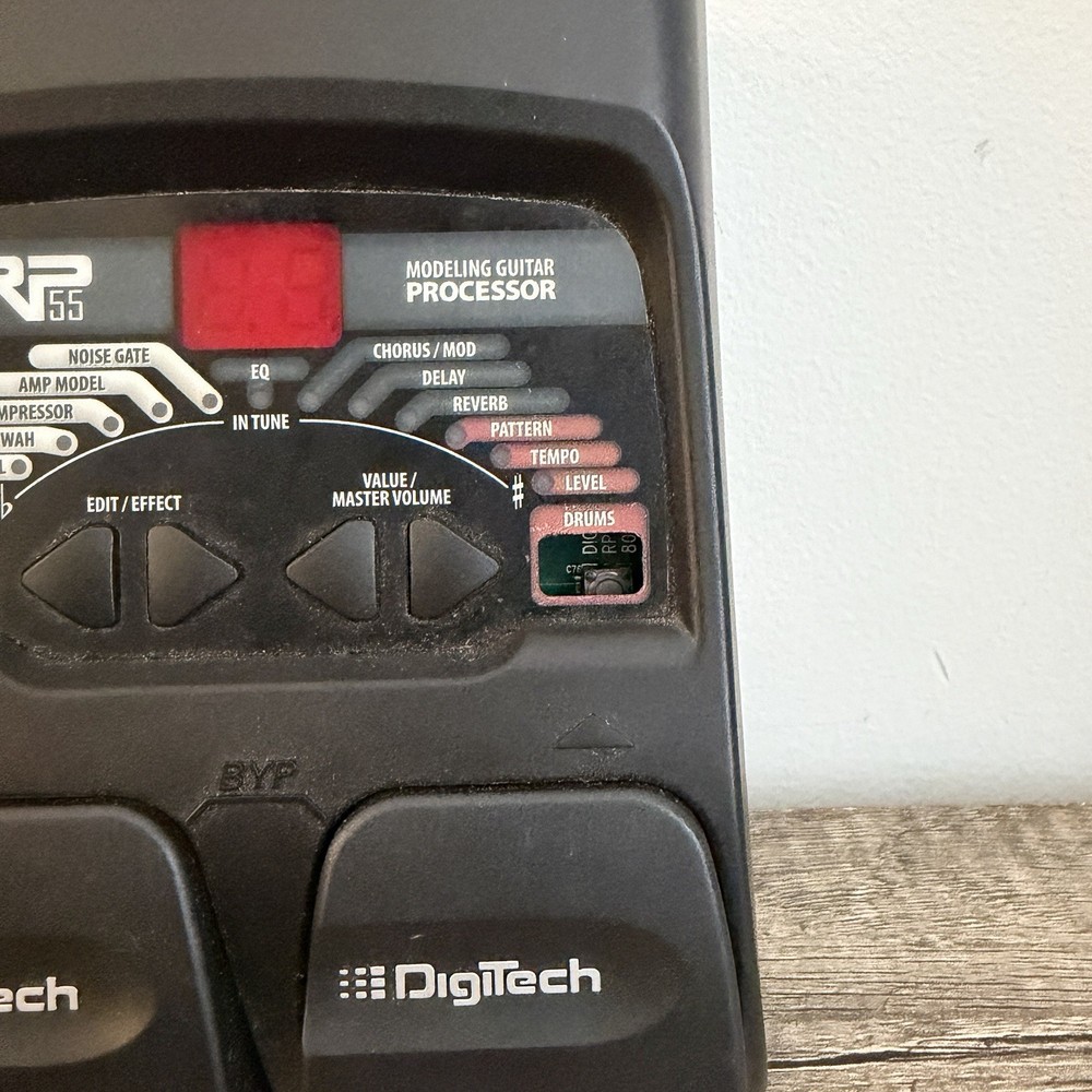 DigiTech RP55 Modeling Guitar Processor Pedal RP-55 Tested Multi Effects AS IS!