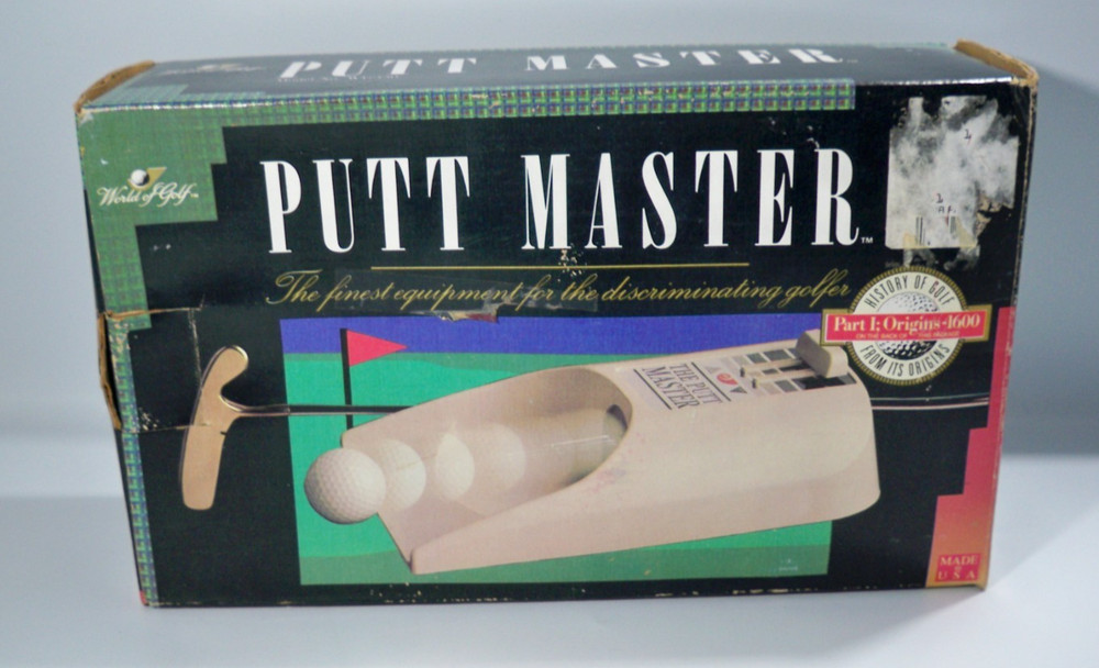 World of Golf Putt Master Automatic Electric Ball Return Training Tested Working