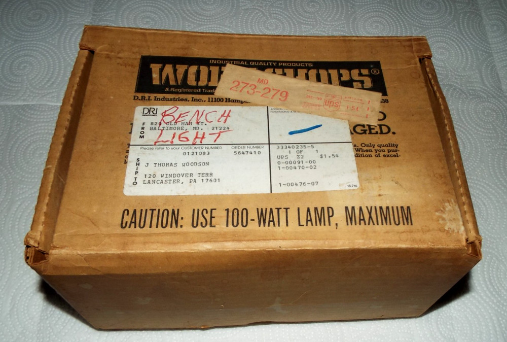 VINTAGE 1982 NOS WORK SHOPS MULTI-LITE DRI INDUSTRIES ORIGINAL BOX READ!!!