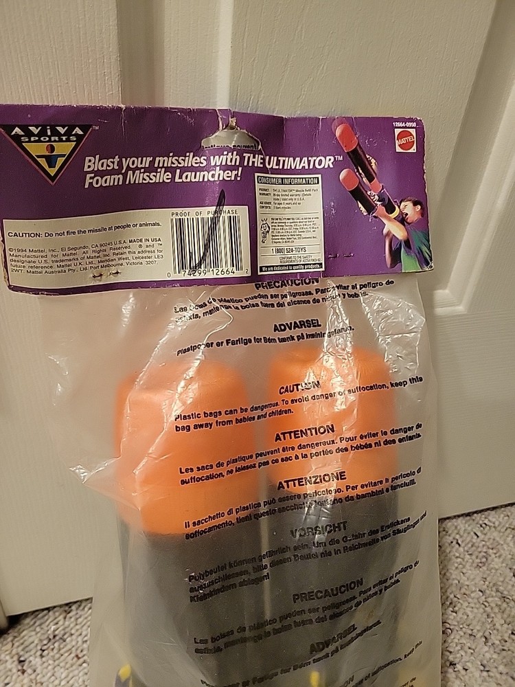 Rare Mattel Ultimator Missile Refill Pack