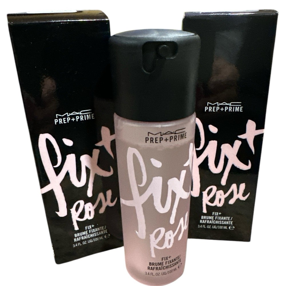 2 Mac Prep + Prime Fix+ Rose Skin Refresh Setting Mist 3.4 oz