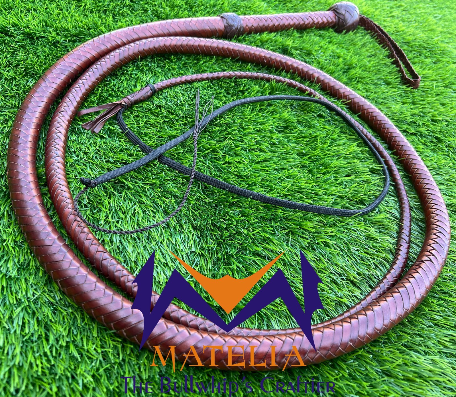 Kangaroo Hide Leather Bullwhip: Indiana Jones Kingdom of the Crystal Skull Style