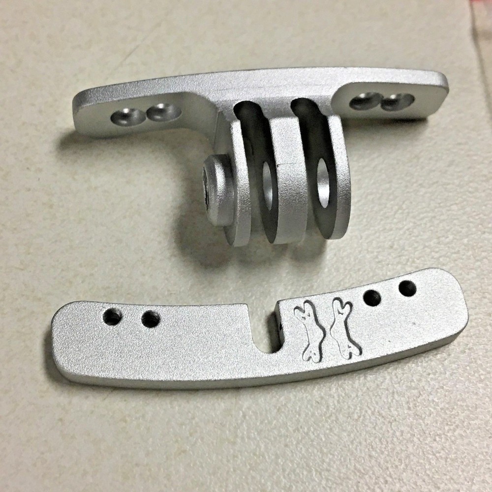 NEW HK Army Universal GoPro Goggle Camera Mount - Silver