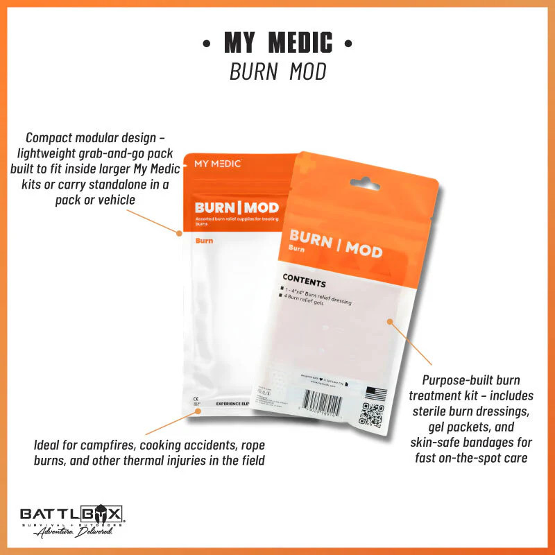 My Medic Burn MOD Emergency First Aid Kit to Treat Burns Medical Pack