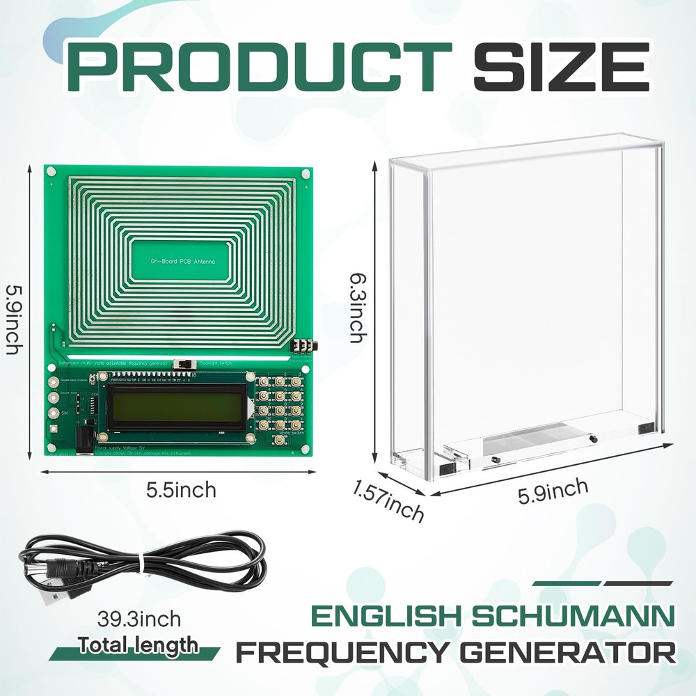 Adjustable Schumann Sine Wave Resonance Generator Ultra Low Frequency Generat...