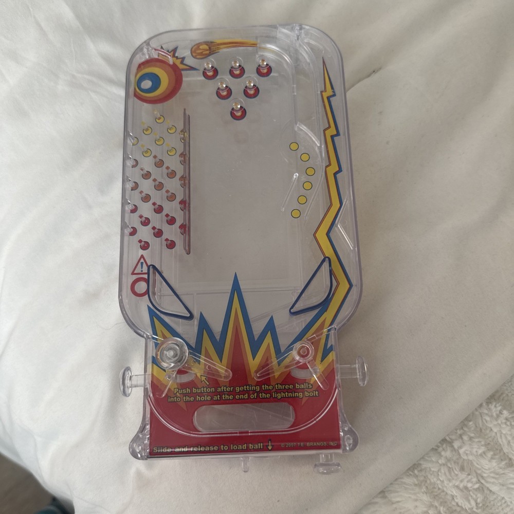 Miniature Pinball Machine TE Brangs 2007 Tabletop Toy