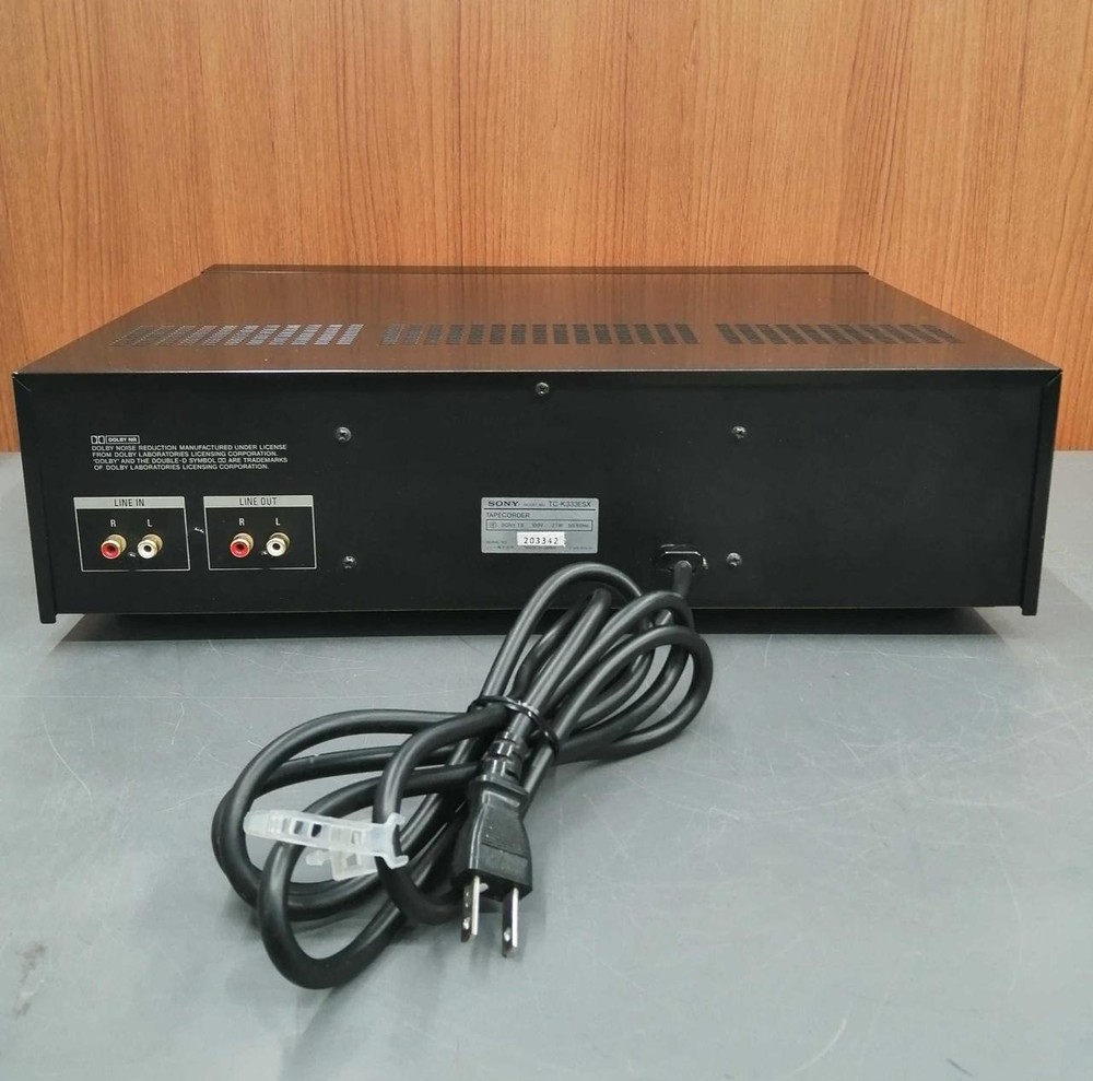 Sony TC-K333ESX 3-Head Cassette Deck Operation Confirmed Maintained