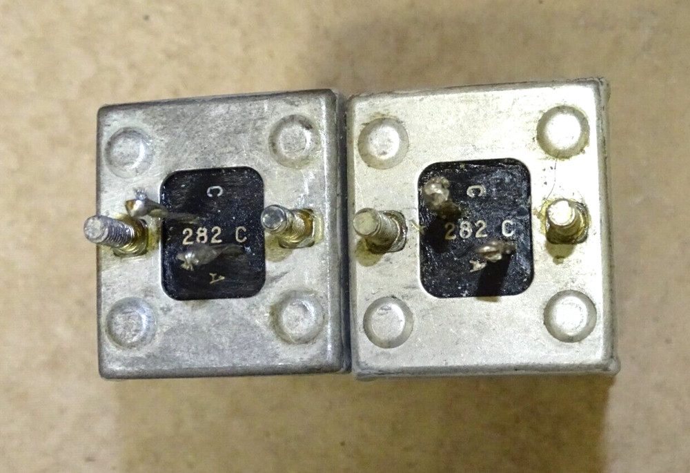 Pair, Western Electric Type 282C Condensers, Adjustable