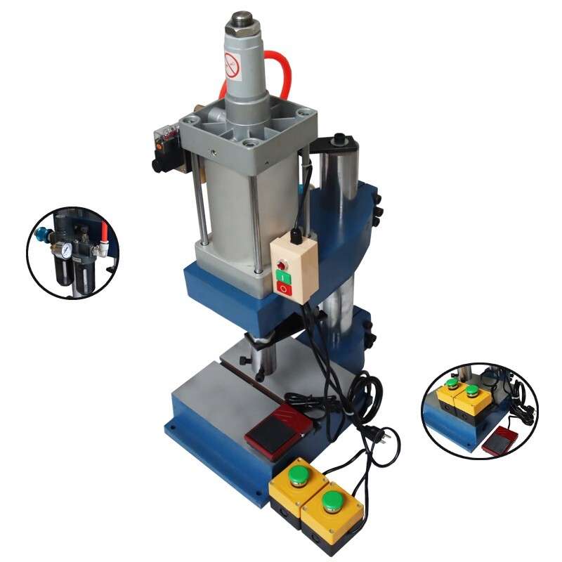 1763lb/800kg Pneumatic Punch Press Machine for Electronics etc Easy Operate 110V
