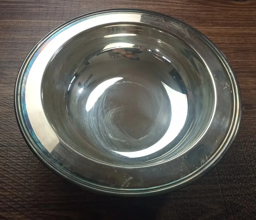 Silverplated 4 Footed Bowl With Lid