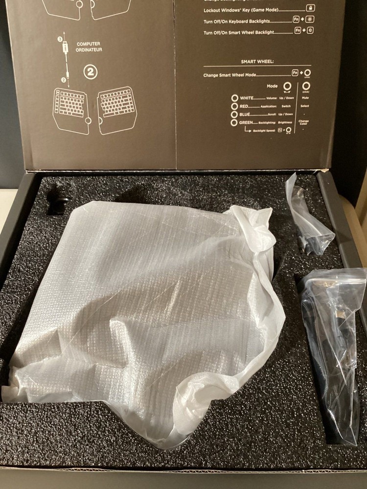 Cloud Nine ErgoTKL Ergonomic Split Mechanical Keyboard