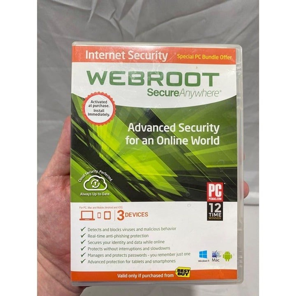 Webroot Secure Anywhere Ultimate Protection PC Mac Mobile Android iOS