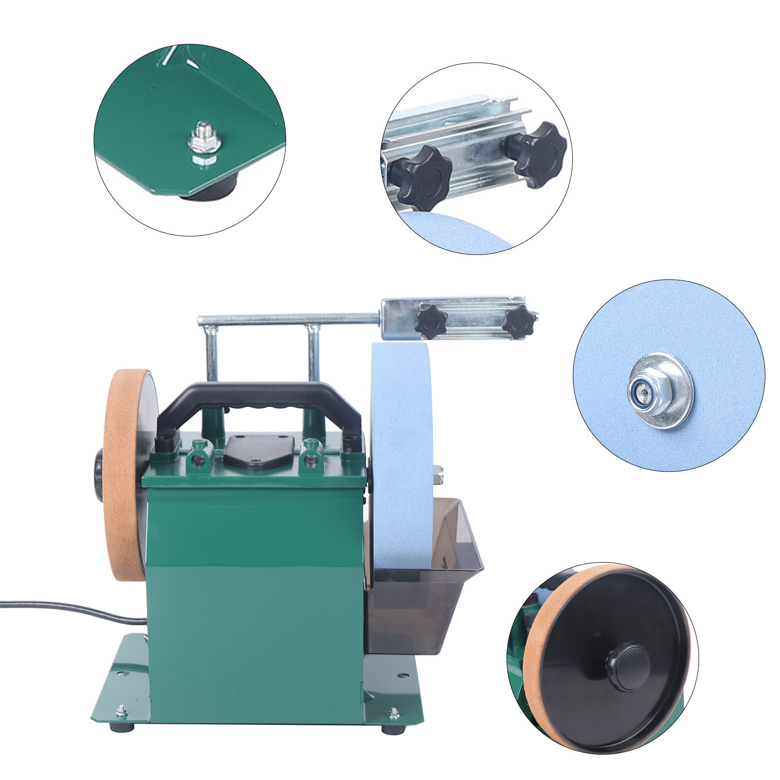 1*Electric Knife Sharpener Water-cooled Grinder Bench Wet Stone Grinding Machine