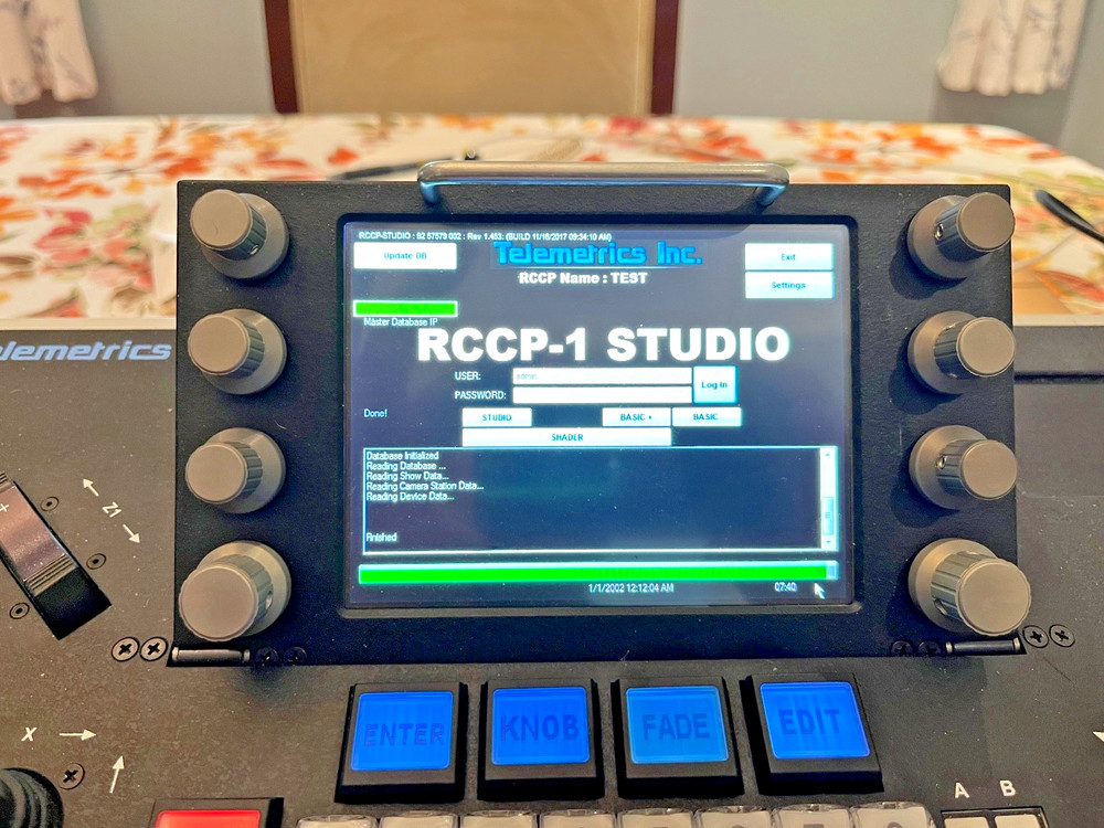 TELEMETRICS : RCCP-1 : Robotic Camera Control Panel : RCCP1 : PTZ Studio License