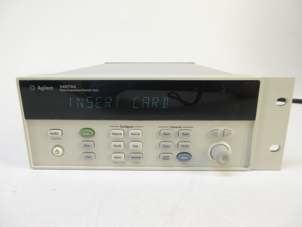 Agilent 34970A Data Acquisition / Data Logger Switch Unit w/ RS232 GPIB, DMM