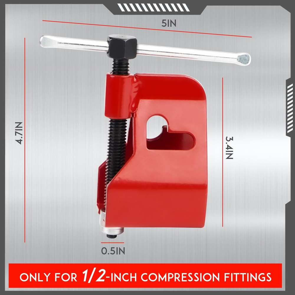 YESHMA Compression Sleeve Puller Tool Remove Ferrule For 1/2” Copper...