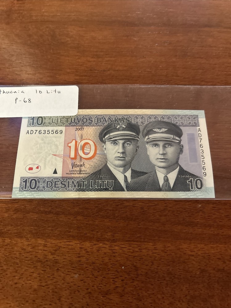 LITHUANIA 10 litu 2007, , P68 Unc