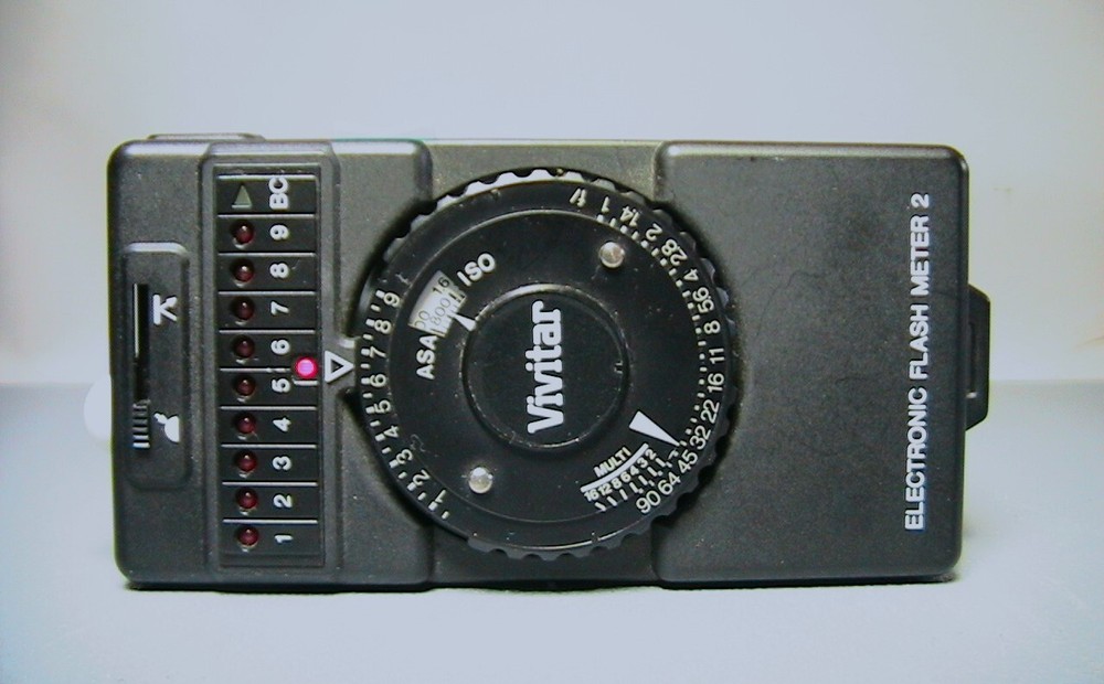 Vivitar EFM-2 Electronic Flash Meter 2 With Case Black