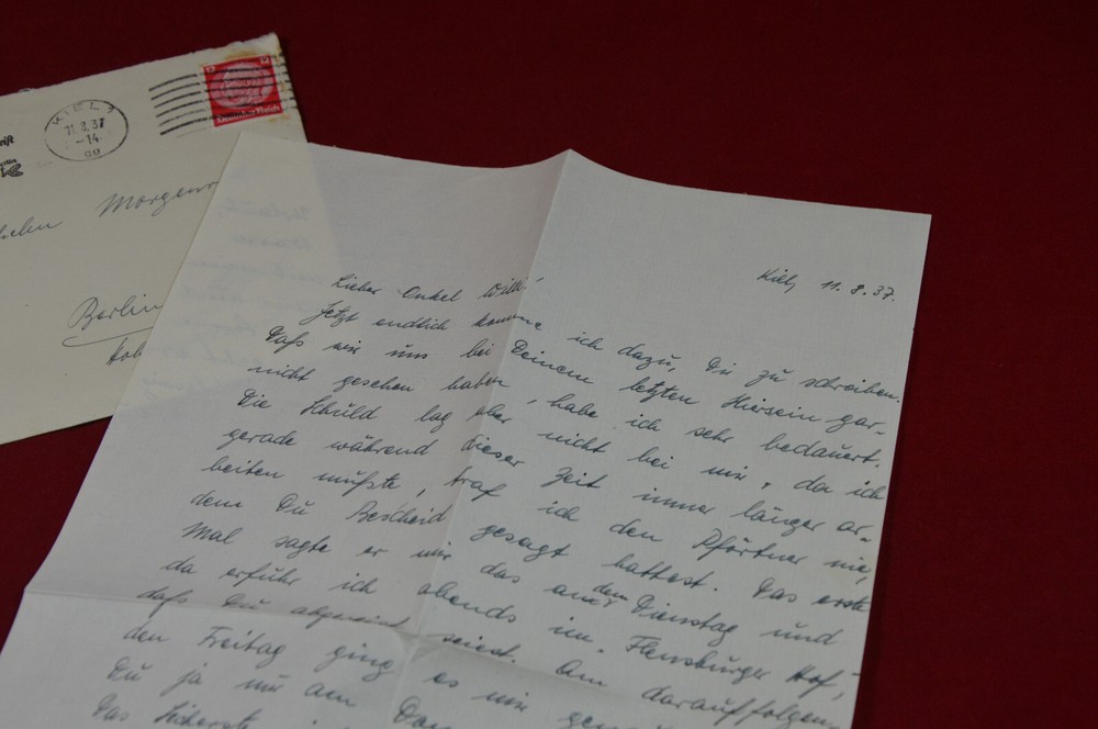 German WW2 Letter Third Reich 1937