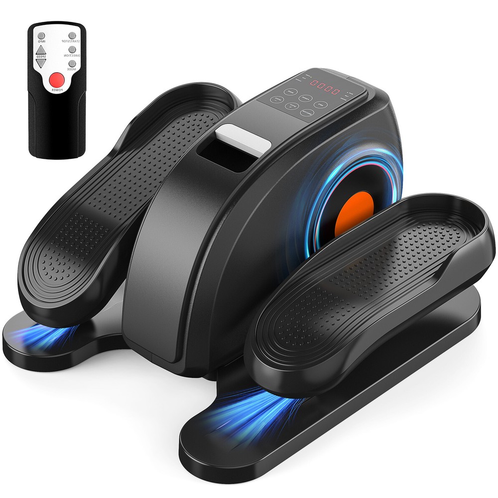 Compact Portable Under-Desk Elliptical Machine - Adjustable Speed, LED Display