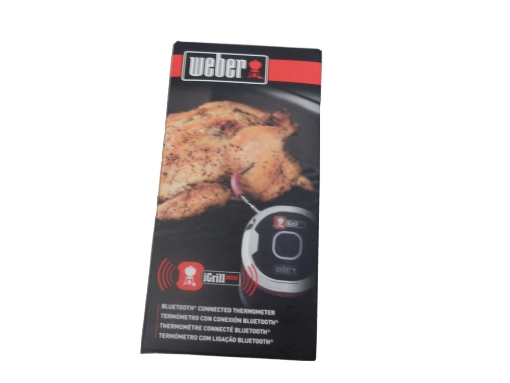 NEW Weber GRILL THERMOMETER Bluetooth Connected BOX # 7202
