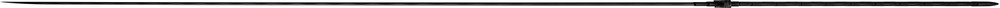 Black Polypropylene Training Sword Samurai Style Handle Sparring Practice Tool