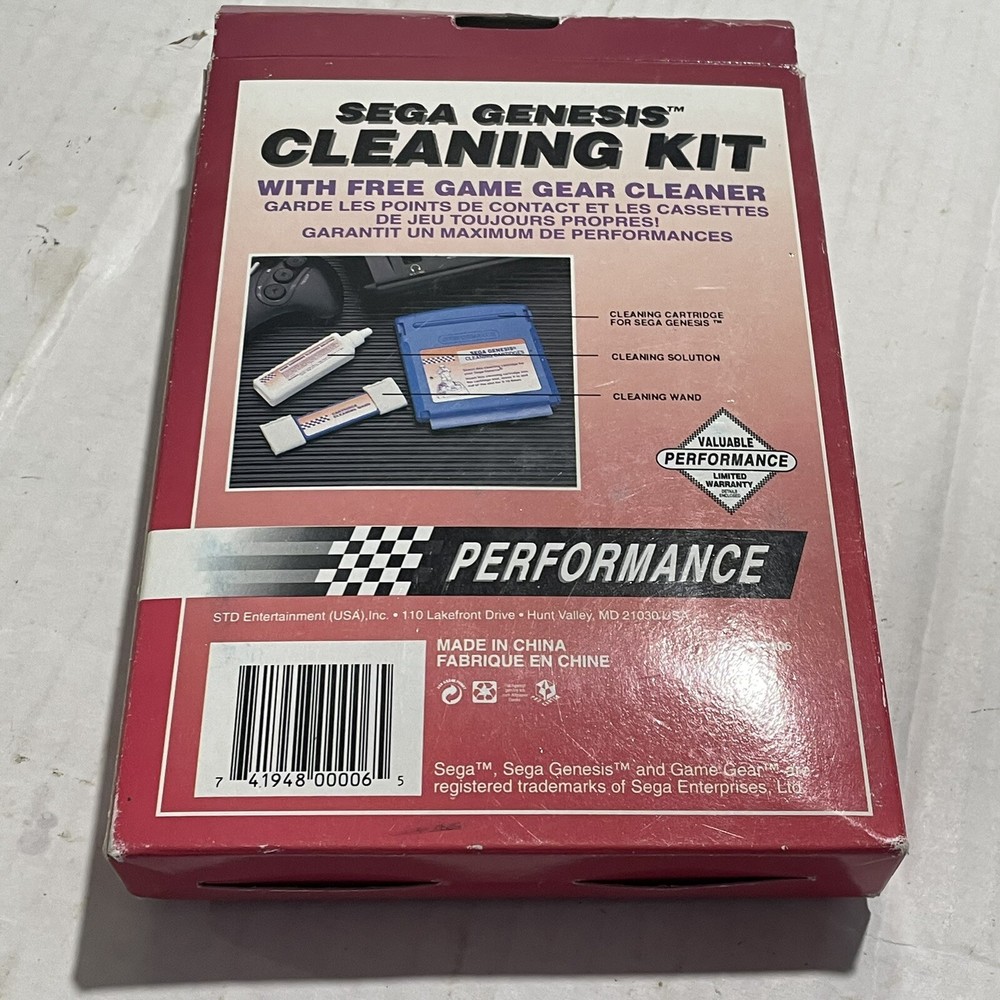 Performance Sega Cleaning Kit CIB Used