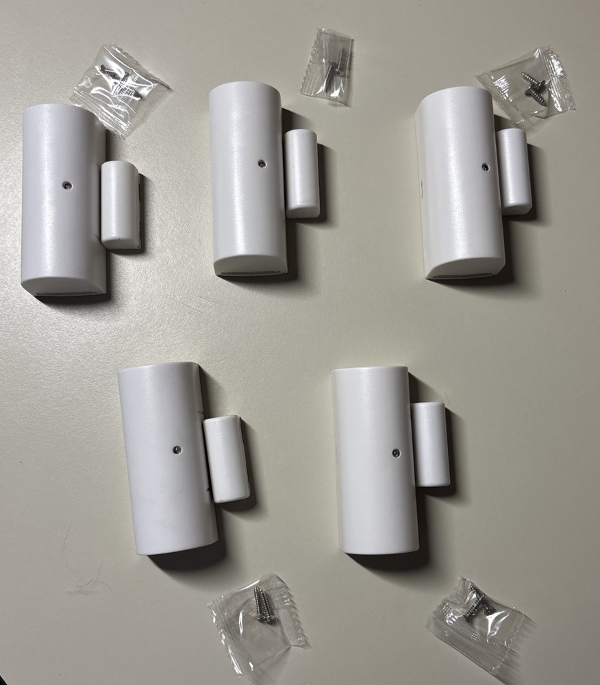 5 SimpliSafe Gen 1 Entry Sensor Model ES1000 White Working Great