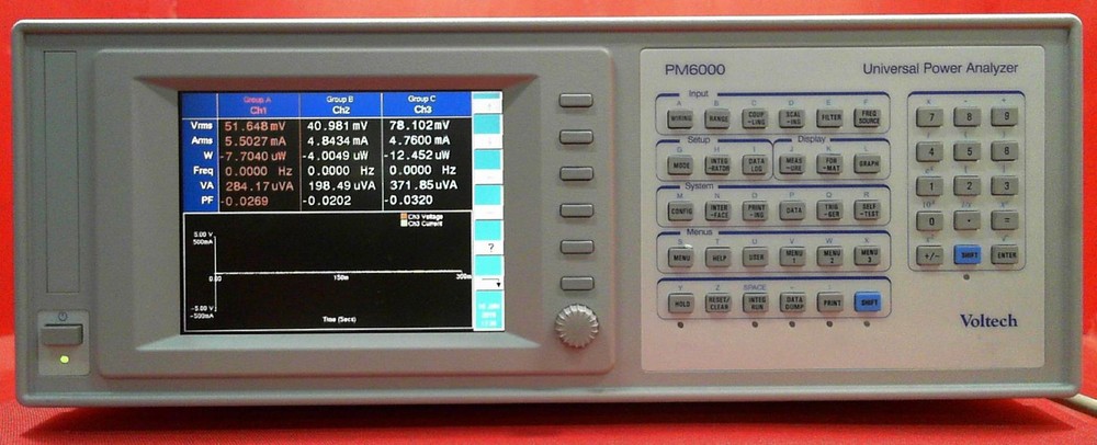 Voltech PM6000 Multi-Phase Power Analyzer 3 Channel