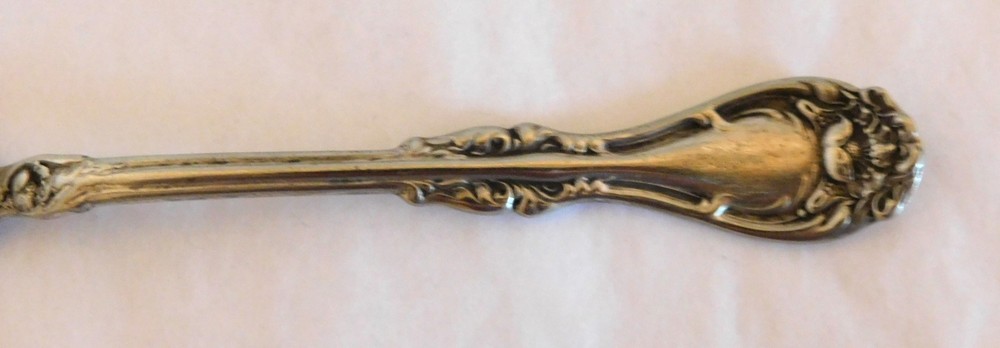 Teaspoon Spoon - WM. A. ROGERS Silver Plate - Floral Scrolls Pattern #P87