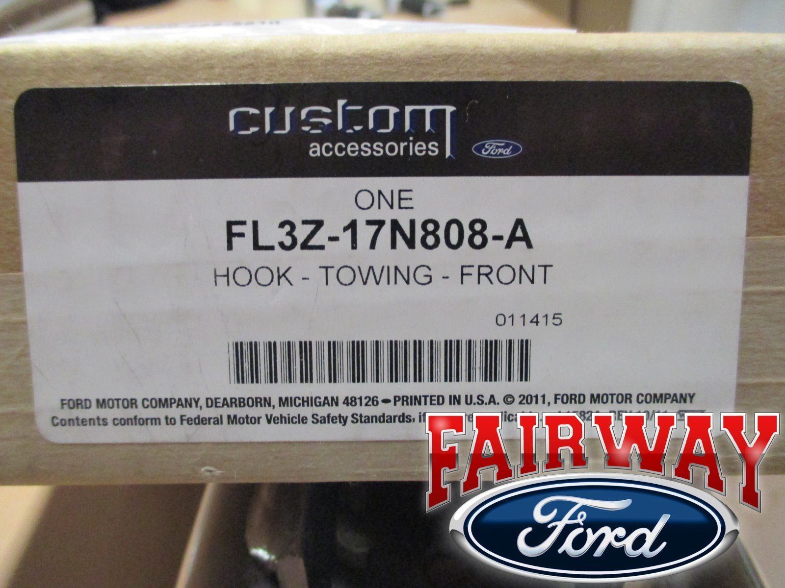 09 thru 24 F-150 OEM Genuine Ford Parts Chrome Tow Hooks PAIR w/ Hardware