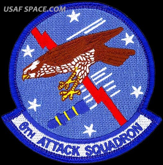 USAF 6th ATTACK SQUADRON - MQ-1 Predator- MQ-9 Reaper DRONES - ORIGINAL PATCH
