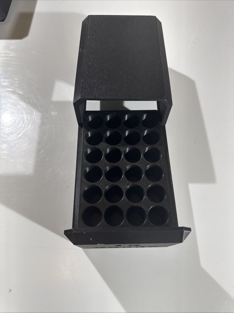 16ga Shotgun Shell Storage Box Case - 24rd Round - Black