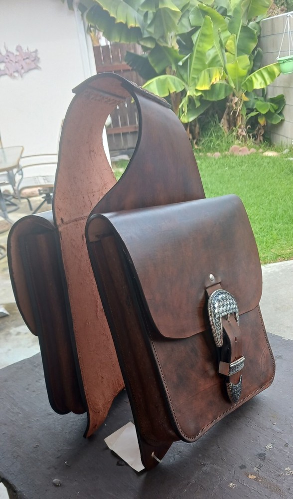 Leather Saddle Bags
