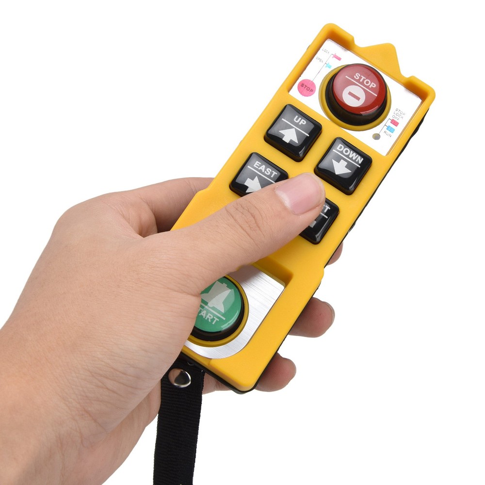 Industrial Remote Control Switch Transmitter Kit Single Handle For Electric