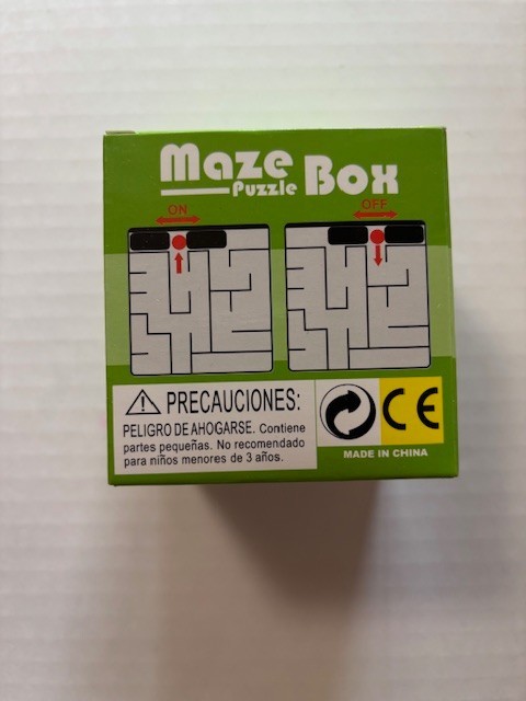 Maze Puzzle Box Bank Green